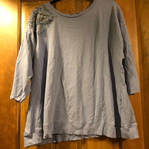 Lane Bryant sweater with gems on shoulder (22/24)